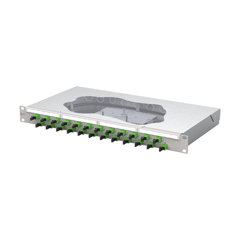 Metz Connect - Patchpanel LWL Patchfeld splice 1504595924-E 24xE2000-S APC OS2