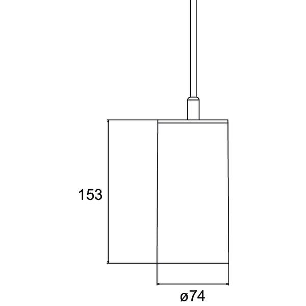 Brumberg Leuchten - Pendelleuchte LED-Pendelleuchte direkt 88872163 Pendellänge 5m