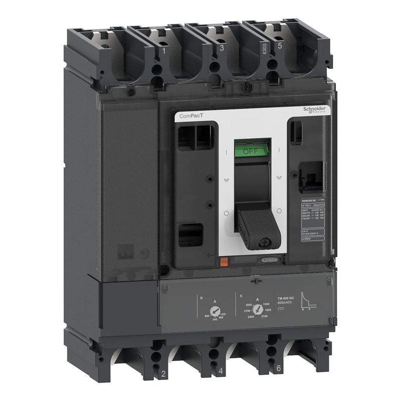 Schneider Electric - Leistungsschalter für Trafo-, Generator- und Anlagenschutz Kompaktleistungsschalter C40F4TM400D ComPacT NSX400F mit