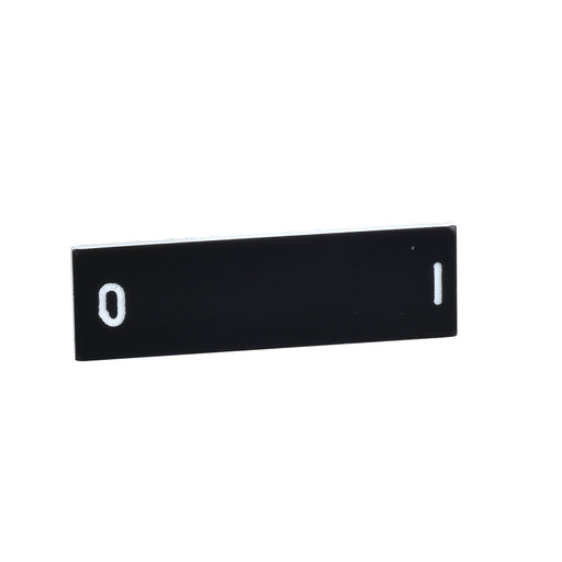 Schneider Electric - Bezeichnungsschild für Befehlsgeräte Schild ZBY02178 8x27,sw O-I