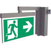 RP-Technik - Sicherheitsleuchte LED-Rettungszeichenleuchte AMWA009-E ZB, Edelstahloptik