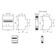 BEG Brück Electronic - Bussystem-Melde-/Bedientableau Virtual Interface Station 93335 KNX