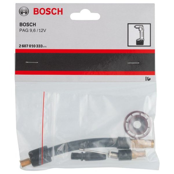 Bosch - Zubehör und Werkzeuge für Druckluft Zubehör-Set für 2607010333 Druckluftpumpen