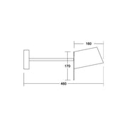 Brumberg Leuchten - Decken-/Wandleuchte Wandleuchte 58132150 1x G9 max. 48W