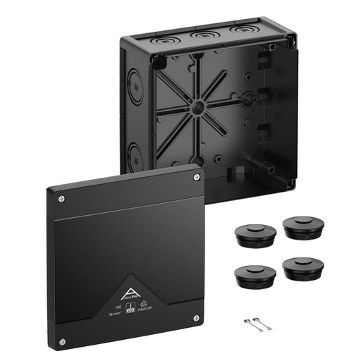 Spelsberg - Dose, Gehäuse für Montage auf der Wand/Decke Abzweigkasten Abox Pro 160-L/sw