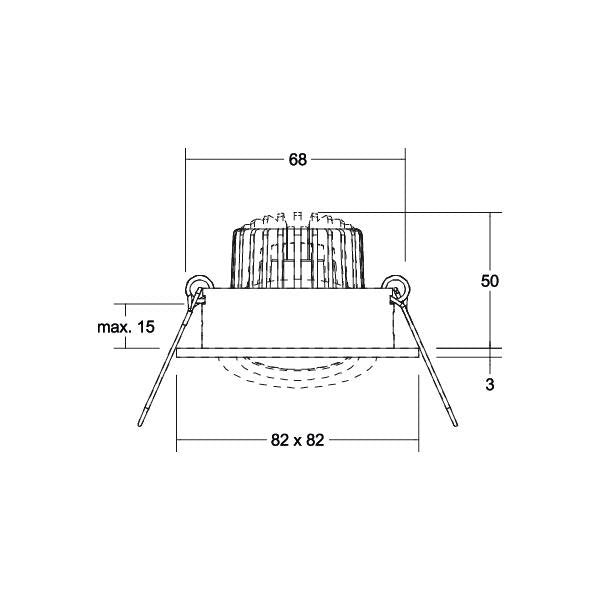 Brumberg Leuchten - Downlight/Strahler/Flutlicht LED-Einbaustrahler 230V 39144253