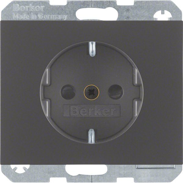 Berker - Steckdose SCHUKO-Steckdose 47357006 anthrazit matt, lack