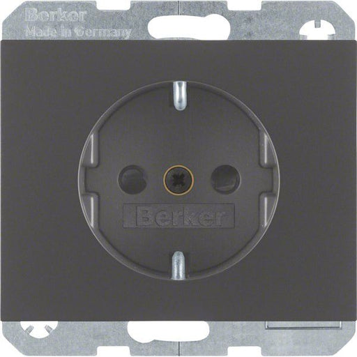 Berker - Steckdose SCHUKO-Steckdose 47357006 anthrazit matt, lack
