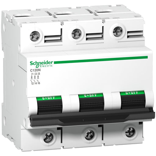 Schneider Electric - Leitungsschutzschalter A9N18367 C120N, 3P, 100A