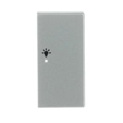 Busch-Jaeger - Bussystem-Tastwippe Wippe 2-f re, Symbol Licht 6231-22-83 alusilber