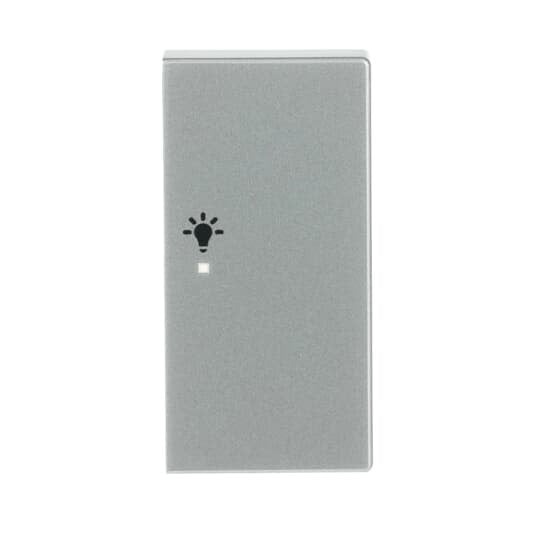 Busch-Jaeger - Bussystem-Tastwippe Wippe 2-f re, Symbol Licht 6231-22-83 alusilber