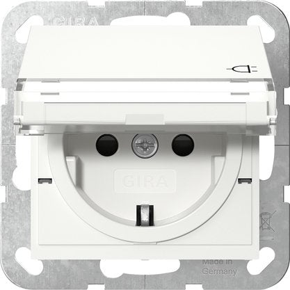Gira - Steckdose KD+BSF 455703 Reinweiß