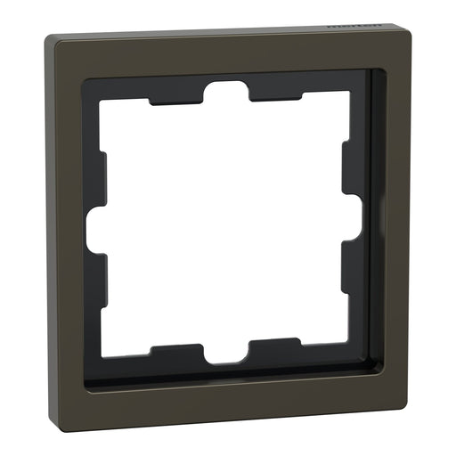 Merten - Abdeckrahmen Rahmen 1f.moccamet MEG4010-6552 D-Life Metall