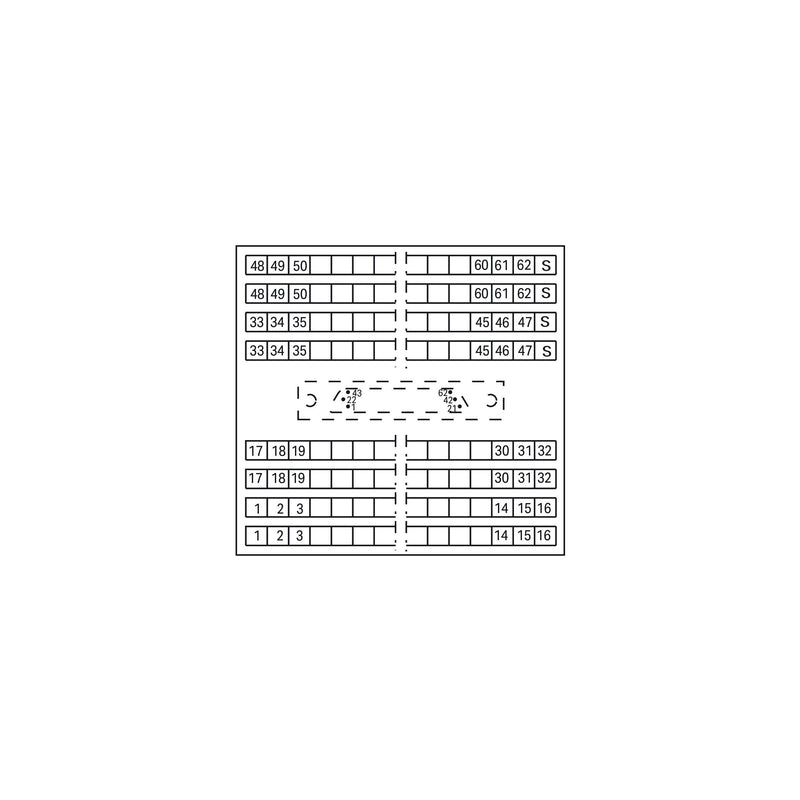 WAGO - Übergabemodul HD-Sub-D 289-822 Stiftleiste