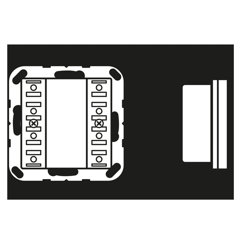 Jung - Taster Tastsensor-Modul 4fach A 5248 TSM AC/DC24V 4-k. 8Sp