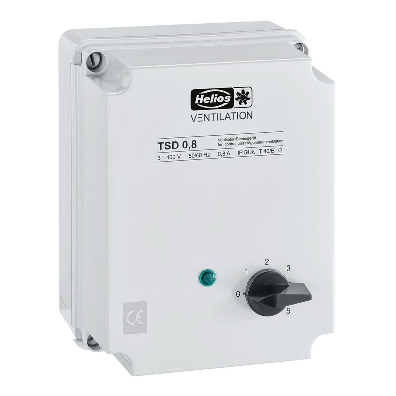 Helios Ventilatoren - Drehzahlsteller Trafo-Drehzahlsteller TSD 0,8