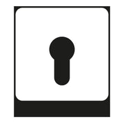 Jung - Abdeckung/Bedienelement für Installationsschalterprogramme Abdeckung pla CD 525 PT für Schlüsselschalt