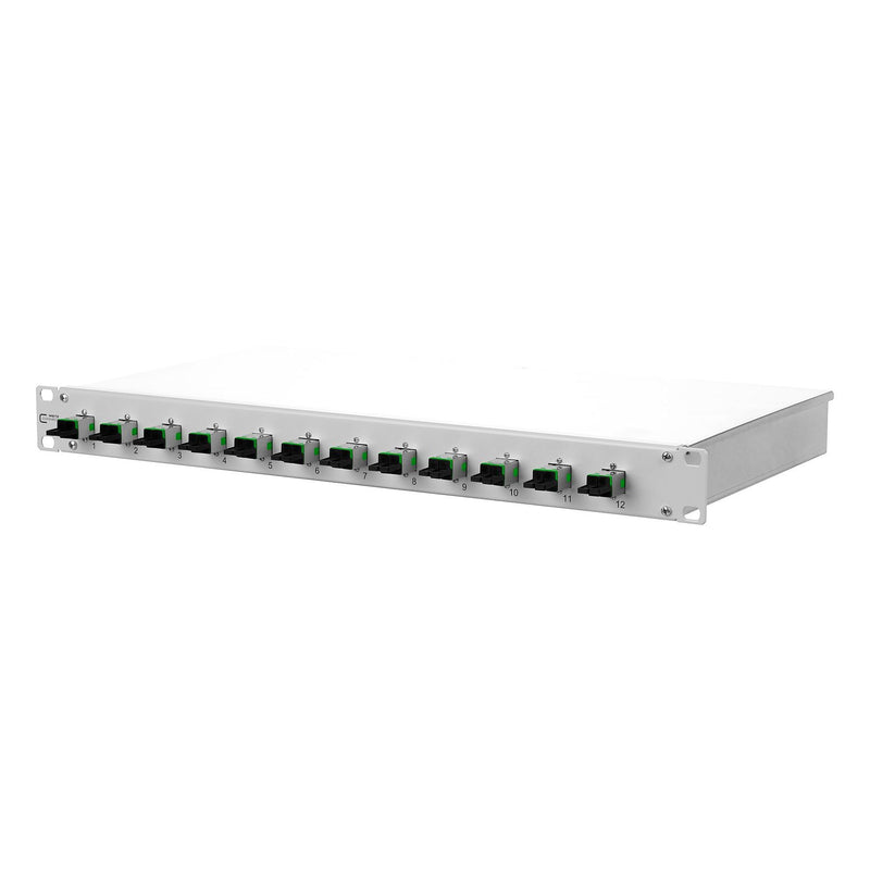 Metz Connect - Patchpanel LWL Patchfeld splice 1502595F12-F 12xE2000-D APC OS2