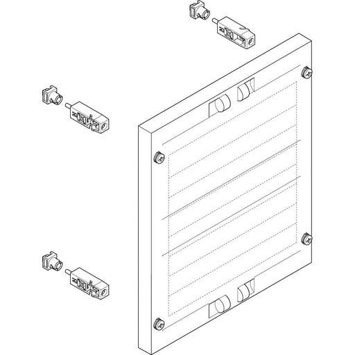 ABN - Verteilerfeld für Installationsverteiler ESPRO-Modul MF12695 flach BxH:250x300mm
