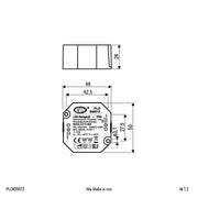 EVN Lichttechnik - LED-Betriebsgerät LED-Netzgerät PLD655012 500mA 6-12W IP65