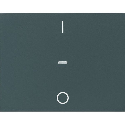 Berker - Abdeckung/Bedienelement für Installationsschalterprogramme Abdeckung Tastsensor-Modul 80962275 1-fach anthrazit