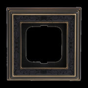 Busch-Jaeger - Abdeckrahmen Rahmen 1-fach 1721-843 ms/antik Dekor anth
