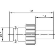 Telegärtner - Koax-Steckverbinder BNC-Kabelbuchse 100023546 75Ohm cr/cr − 5 Stück