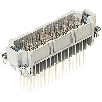 Harting - Kontakteinsatz für Rechtecksteckverbinder Einsatz Wickelanschluss 09210642601 Stift Polycarbonat − 3 Stück