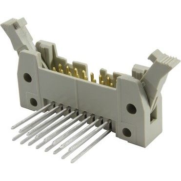 Harting - Leiterplattensteckverbinder Messerleiste gewinkelt 09185506926 Wickelanschluss − 50 Stück