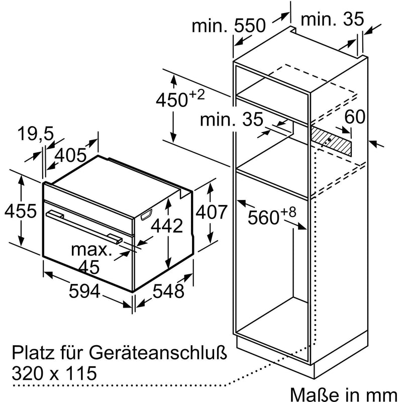 Siemens - Dampfgarer Kompaktdampfgarer CD714GXB1 IQ700