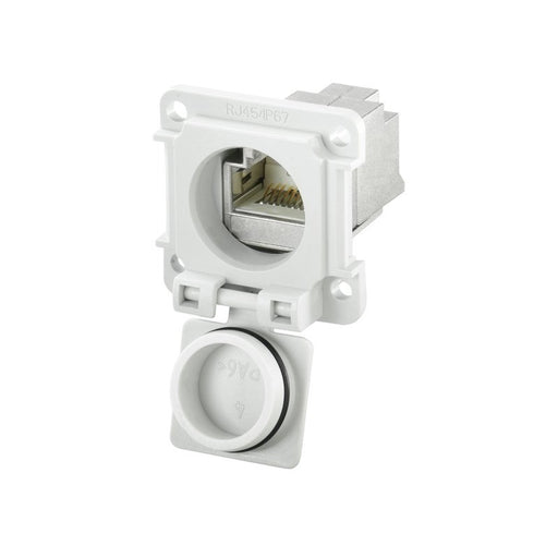 Weidmüller - Modularer Steckverbinder Einbauflansch IE-XM-RJ45/IDC-IP67 RJ45 Schneidklemmt