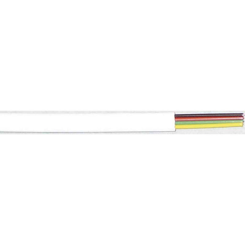 E+P Elektrik - Konfektionierte Fernmeldeleitung Telefon-Flachkabel TK 41 4adrig − 50 Meter