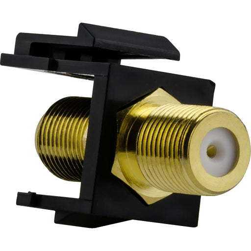 Merten - Einsatz/Abdeckung für Kommunikationstechnik BNC-F-Keystone MEG4586-0001 schwarz
