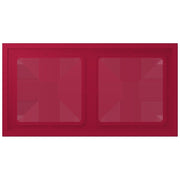 Jung - Abdeckrahmen Rahmen 2-fach LCZ 982 BF 229 rouge carmin