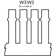 HellermannTyton - Verdrahtungskanal HTWD-PN-100X40 100x40mm, 2m PVC − 16 Meter