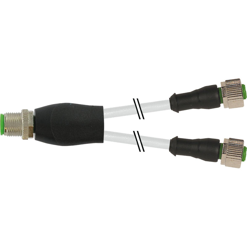 Murrelektronik - Sensor-Aktor-Adapter M12 Y-Verteiler 7000-40701-2331000 auf M12 Buchse ger