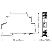 WAGO - Schaltrelais Relaismodul 789-326 DC 24 V,1 Wechsler