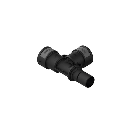 Fränkische - Verbinder für Wellschläuche T-Adapter ATPA-484848B-CA schwarz − 4 Stück