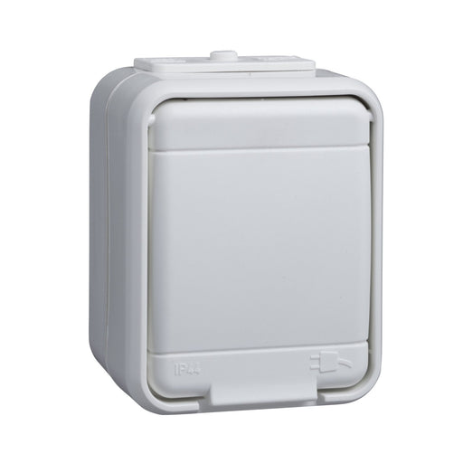 Elso - Steckdose 1-fach AP 445004 reinweiß