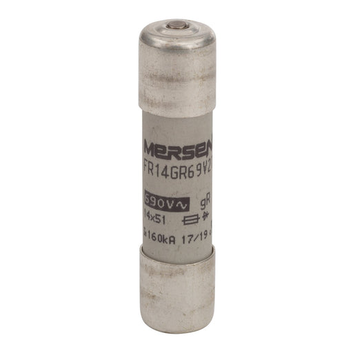 Mersen - Zylindrische Sicherung Sicherungseinsatz zylindr. FR14GR69V2T gR 14x51 2A − 10 Stück