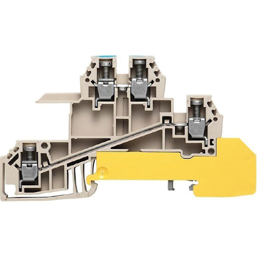 Weidmüller - Installations-Etagenklemme Verteilerklemme WDL 2.5/S/N/L/PE 84,5x6,1x49mm