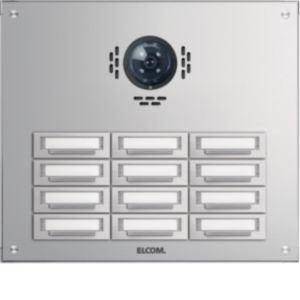 Elcom - Klingeltableau für Türkommunikation AP-Türstation TAP-12/3 Stabila alu f.BTC12/3 AP