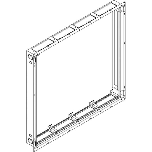 ABN - Installationskleinverteiler Flachverteil. UP/HW T110mm UL46X 288PLE, 4x6-reih