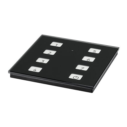 Zumtobel - Steuergerät für Leuchten Touchpanel mit 8 Tasten Touchpanel 8P DA2 BK schwarz