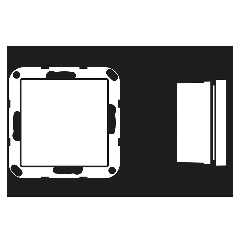 Jung - Bussystem-Raumtemperaturregler KNX Objektregler aws A 2178 ORTS WW mit int.Busankoppler