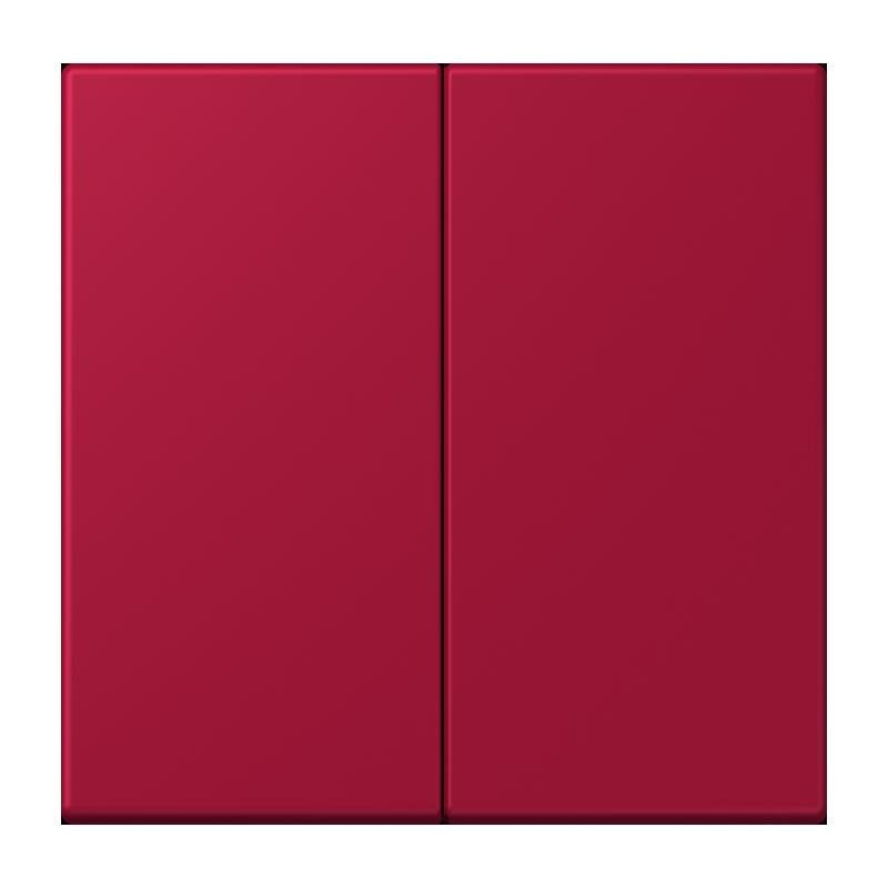 Jung - Bedienelement intelligent LB-Management Taster 2fach LC 1702 229 rouge carmin