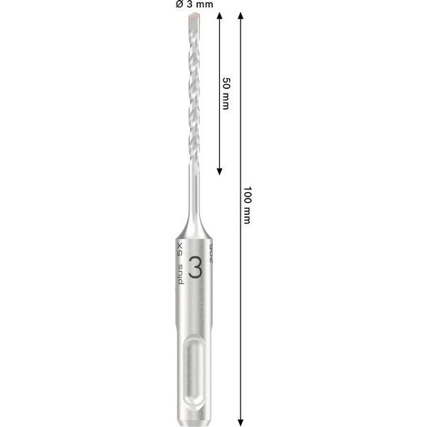 Bosch - Bohrer PRO SDS plus-5X 2608707226 Hammerbohrer 3 x 50
