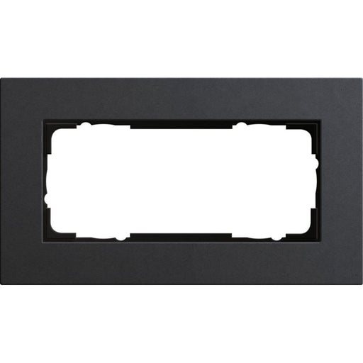 Gira - Abdeckrahmen 2fach 1002226 anthrazit