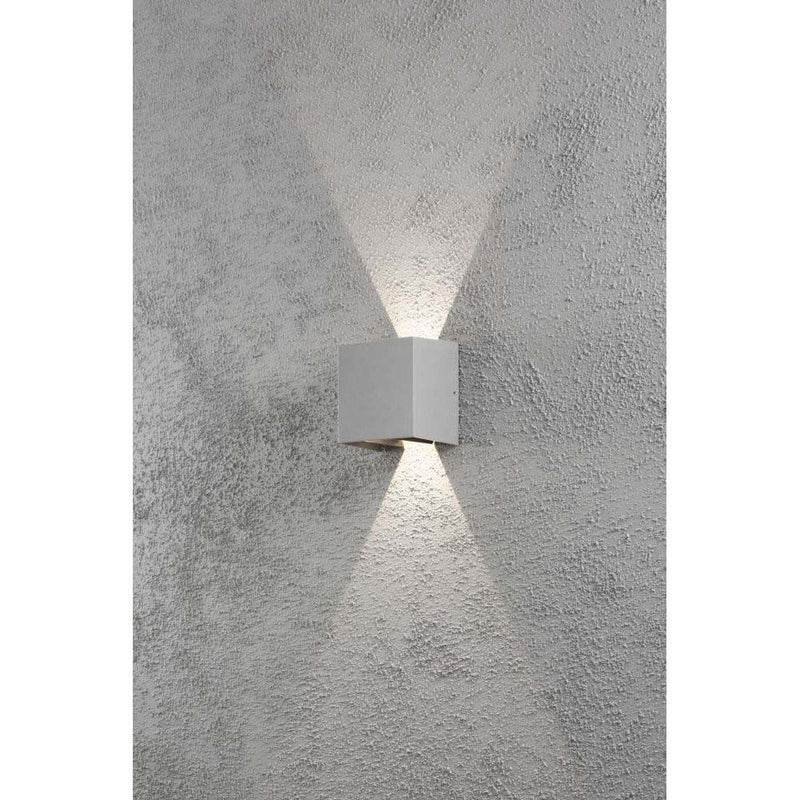 Gnosjö Konstsmide AL - Decken-/Wandleuchte LED-Wandleuchte 7959-310 grau