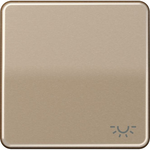 Jung - Abdeckung/Bedienelement für Installationsschalterprogramme Wippe Symbol LICHT gold br CD 590 L GB für Taster